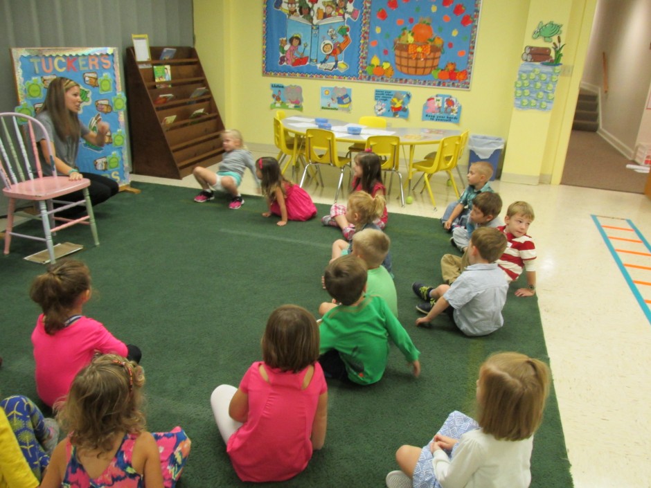 MWF Four Year Old Classes first circle pictures | Trinity Nursery News