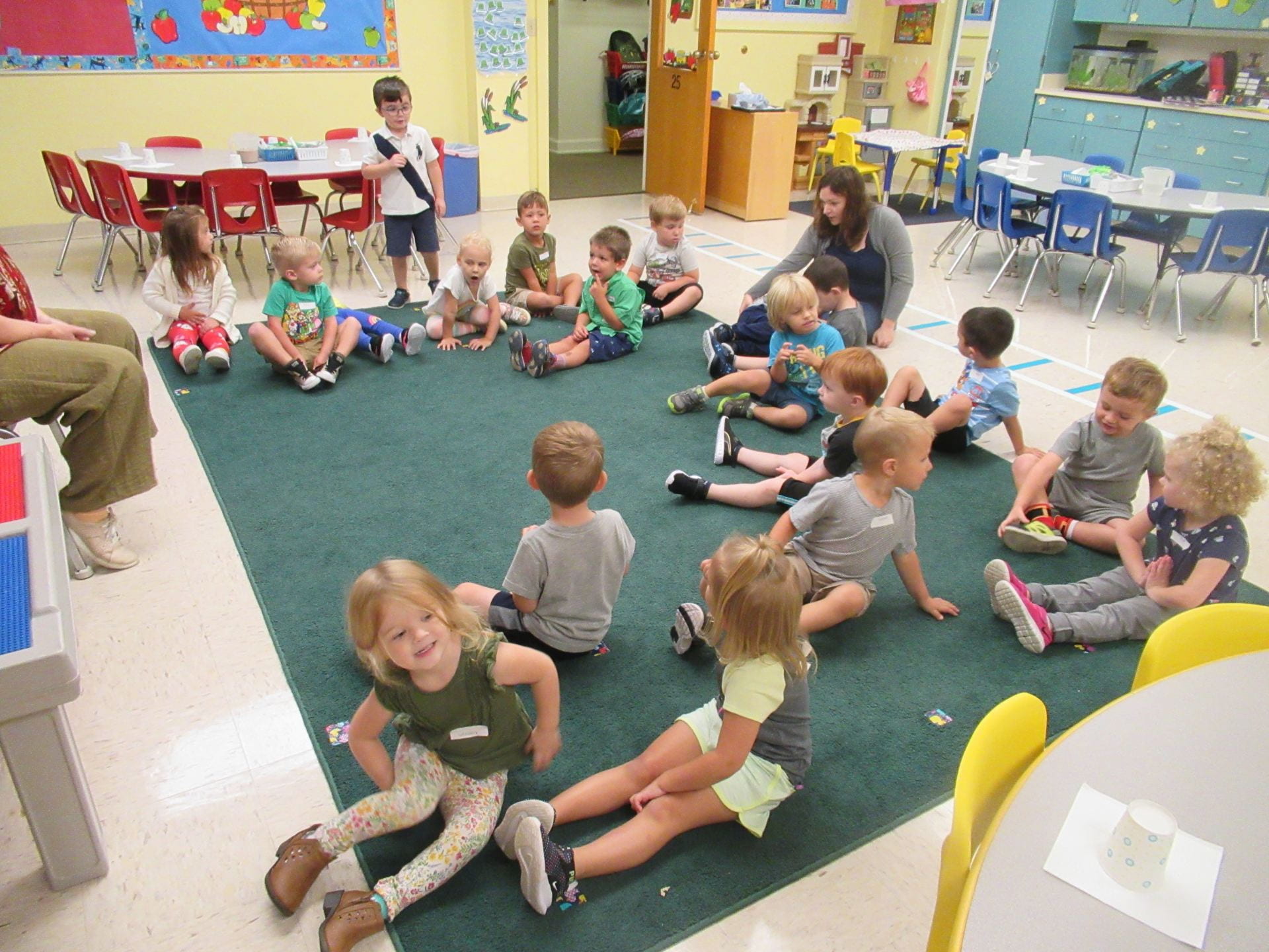 Three Year Old Full Class Circle Time Pictures | Trinity Nursery News